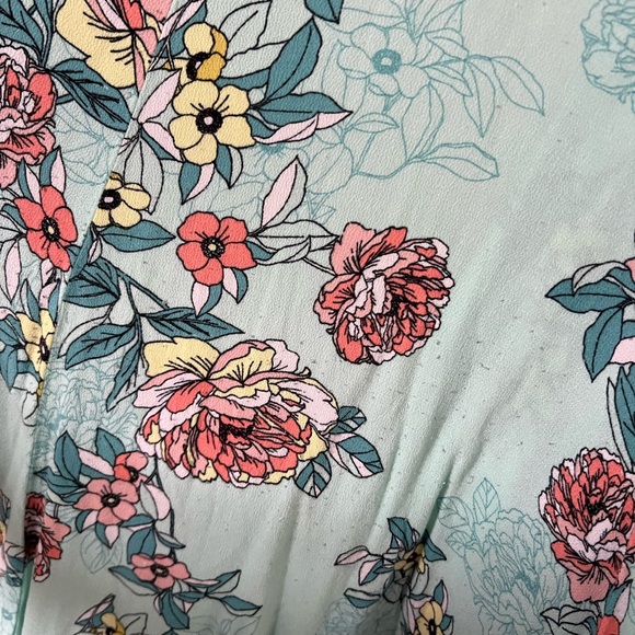 Torrid Crepe Shirttail Kimono Size 1/2 - Picture 9 of 10